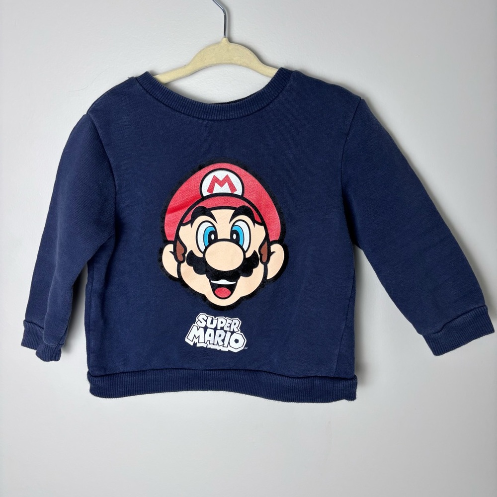 Zara super Mario crewneck sweater 12-18 mo